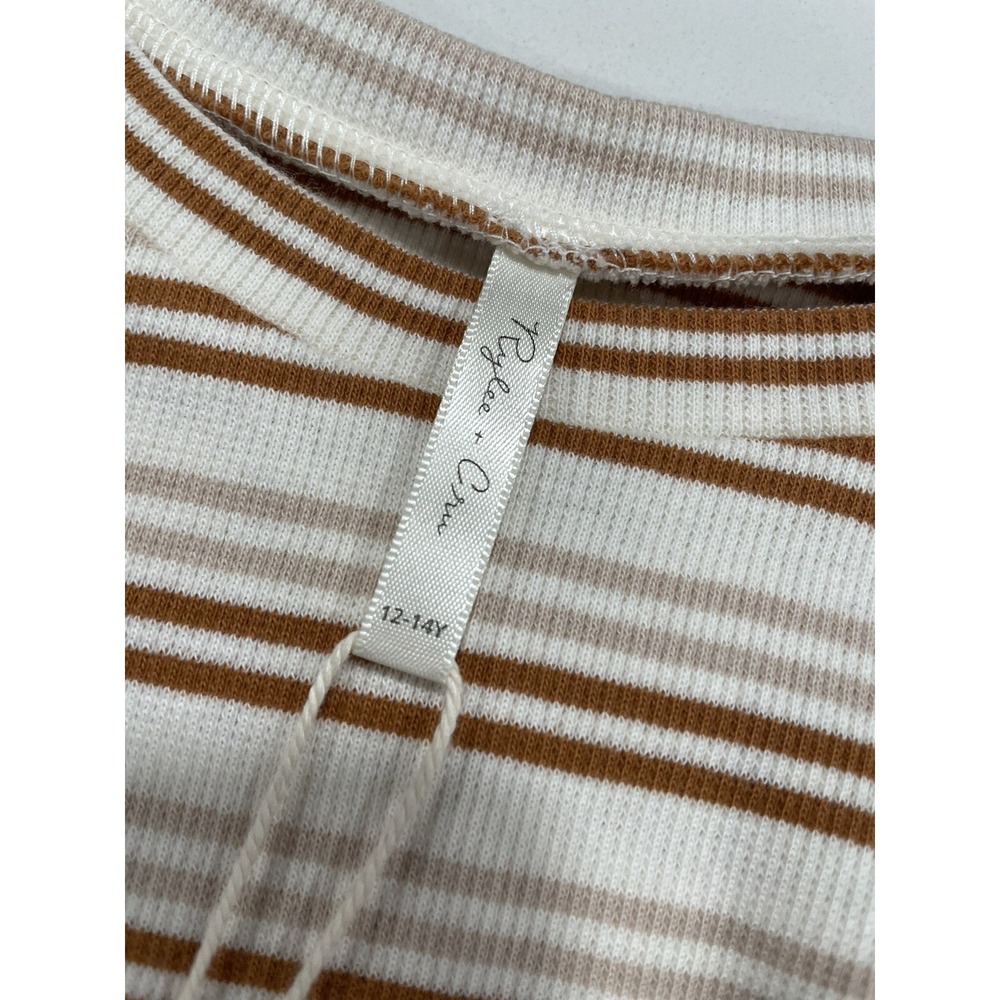 NWT Rylee + Cru Girls‎ Sz 12-14 Pajamas Lounge Set Striped - Picture 3 of 3